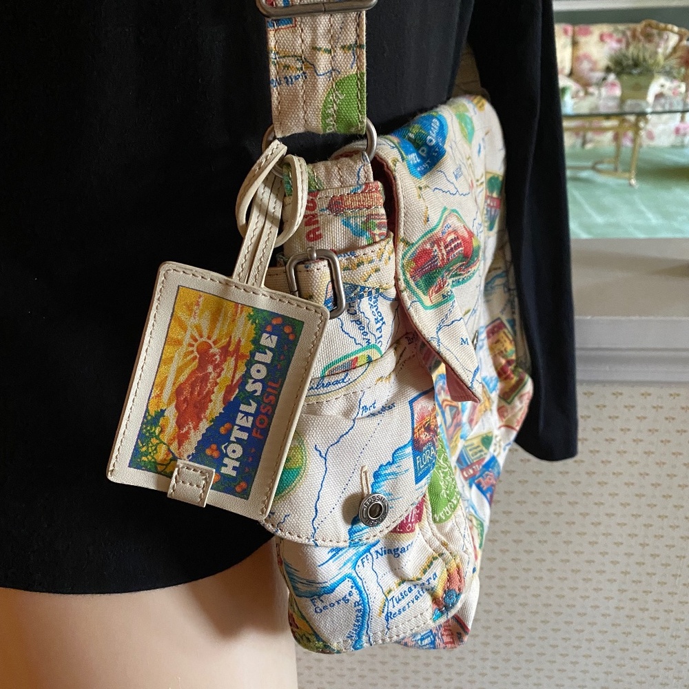 FOSSIL BRAND CROSS BODY BAG - Picture 2 of 8